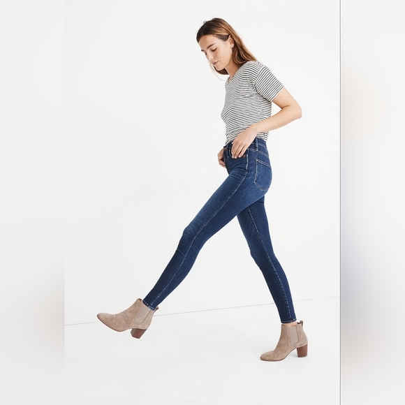 Like NEW Madewell 10" high-rise skinny jeans, 24 - Picture 11 of 11